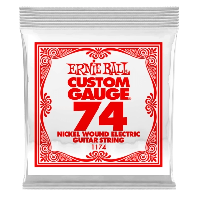 Ernie Ball - Nickel Wound Electric Guitar String - .074 (3 Pack)