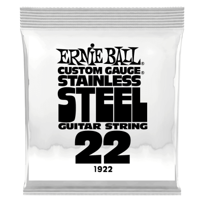 Ernie Ball - Single Stainless Steel Wound Electric Guitar String - .022