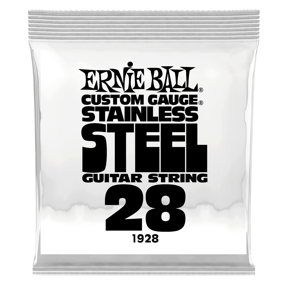 Single Stainless Steel Wound Electric Guitar String - .028