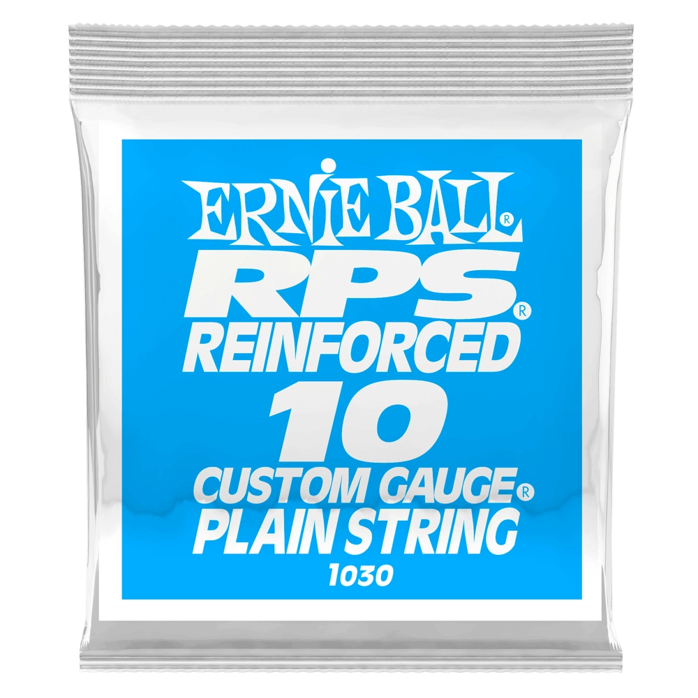 Single RPS Reinforced Plain Electric Guitar String - .010