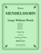Cherry Classics - Songs Without Words, Volume 1 - Mendelssohn\/Sauer - Trombone\/Piano - Book