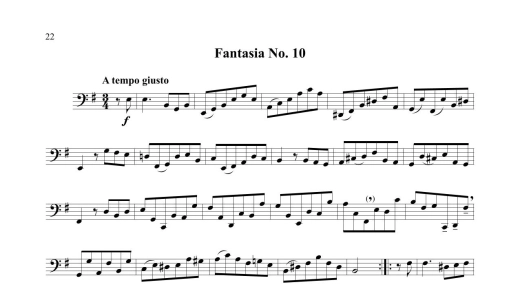 Twelve Fantasias - Telemann/Sauer - Bass Trombone - Book