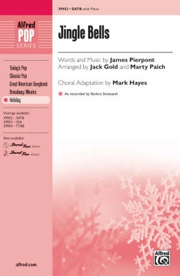 Alfred Publishing - Jingle Bells - Pierpont/Gold/Paich/Hayes - SATB