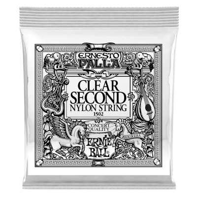 Ernie Ball - Single Ernesto Palla Nylon Classical Guitar String, Clear - .032