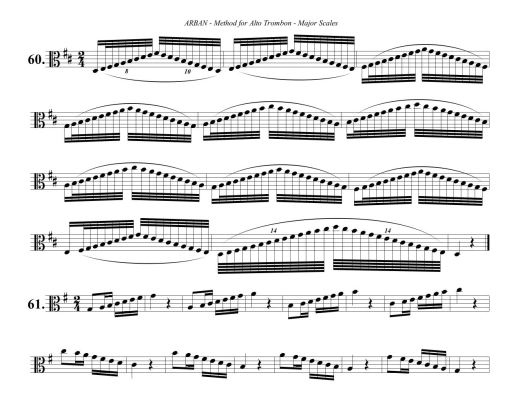 J.B. Arban Method, Part 1 - Groves - Alto Trombone - Book