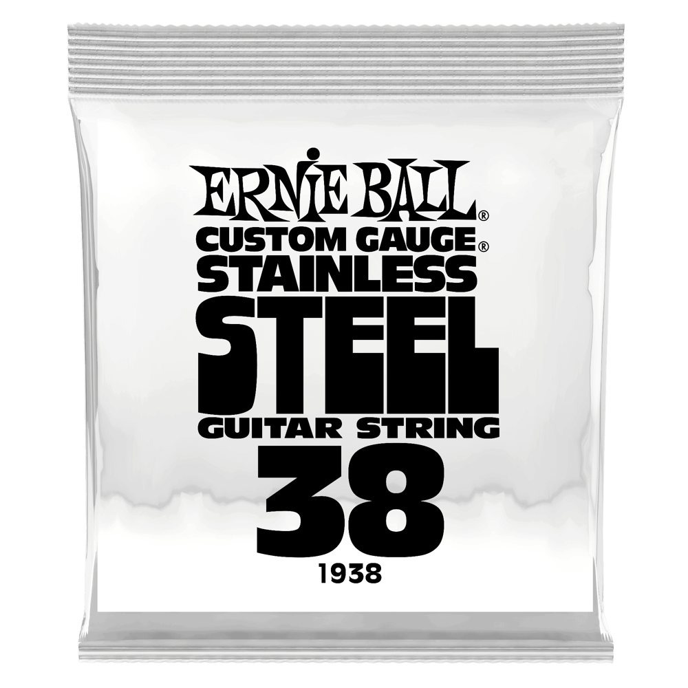Single Stainless Steel Wound Electric Guitar String - .038