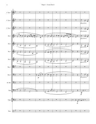 Grand March (from the opera Tannhauser) - Wagner/Jostlein - Brass Ensemble/Percussion - Score/Parts