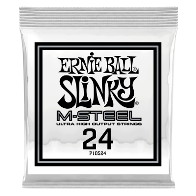 Single M-Steel Wound Electric Guitar String - .024