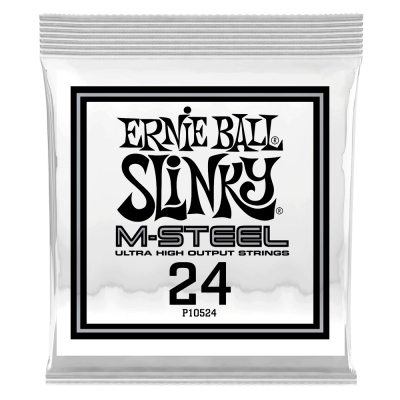 Ernie Ball - Single M-Steel Wound Electric Guitar String - .024