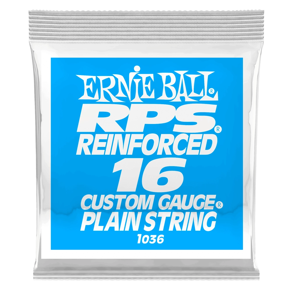 Single RPS Reinforced Plain Electric Guitar String - .016