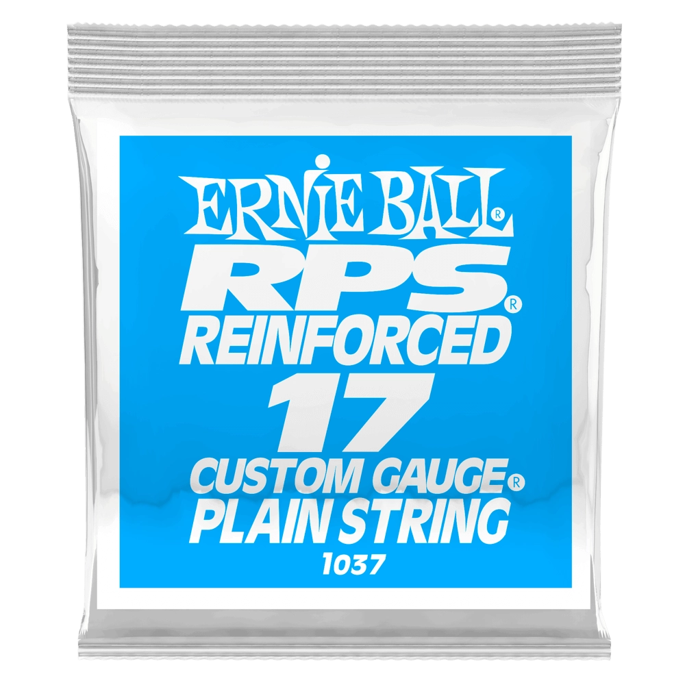 Single RPS Reinforced Plain Electric Guitar String - .017