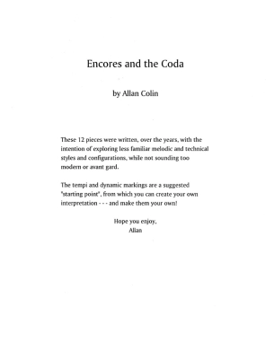 Encores and the Coda - Colin/Scanlon - Trumpet - Book