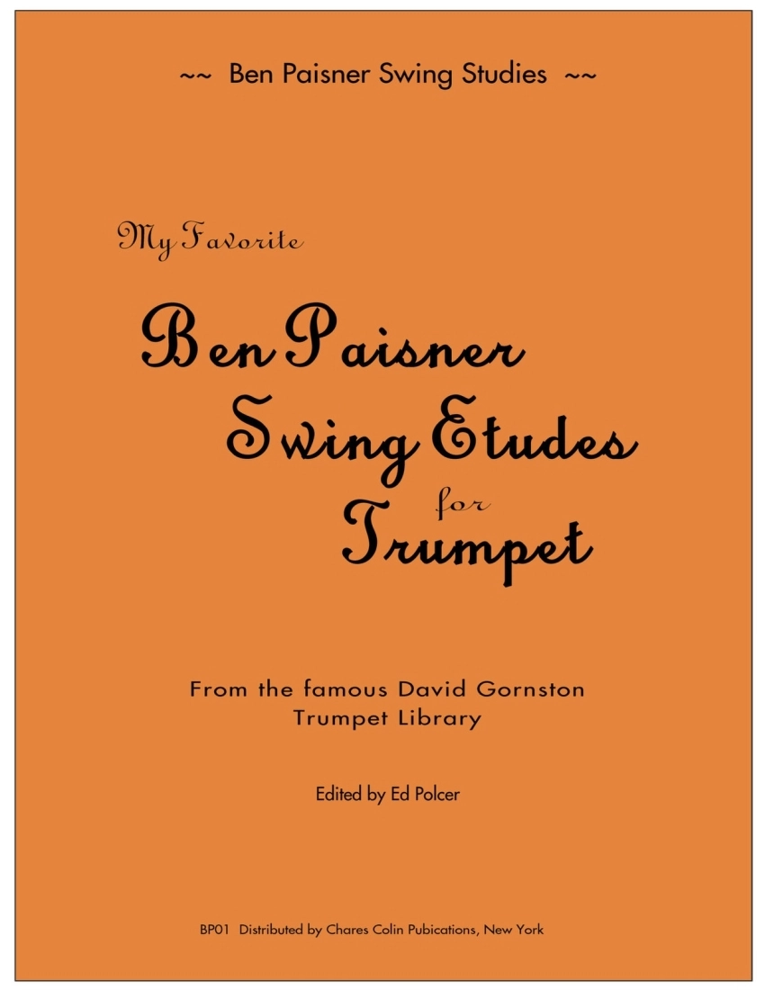 Swing Etudes for Trumpet - Paisner/Polcer - Trumpet - Book