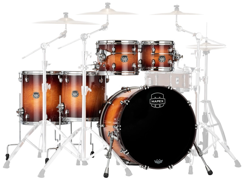 Saturn Evolution 5-Piece Shell Pack (22,10,12,14,16) - Exotic Sunburst