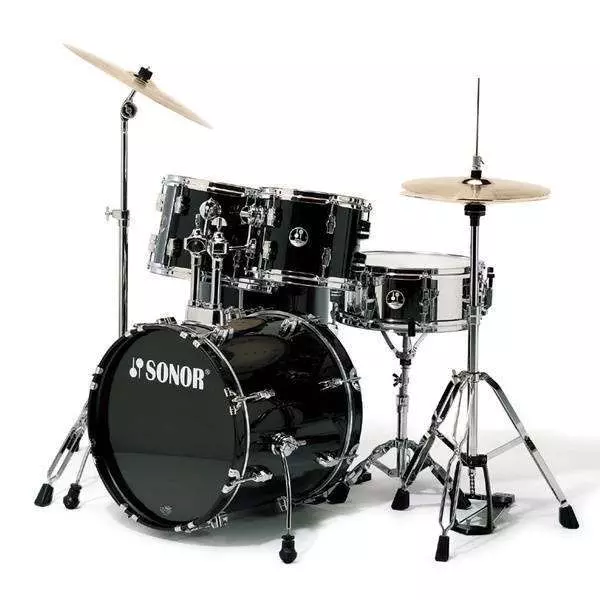 Force 507 Combo 5-Piece Drum Kit - Black
