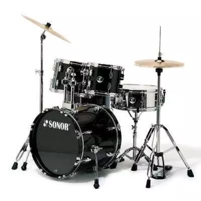Force 507 Combo 5-Piece Drum Kit - Black