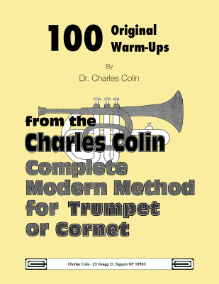 Charles Colin Publications - 100 chauffements originaux Colin Trompette Livre