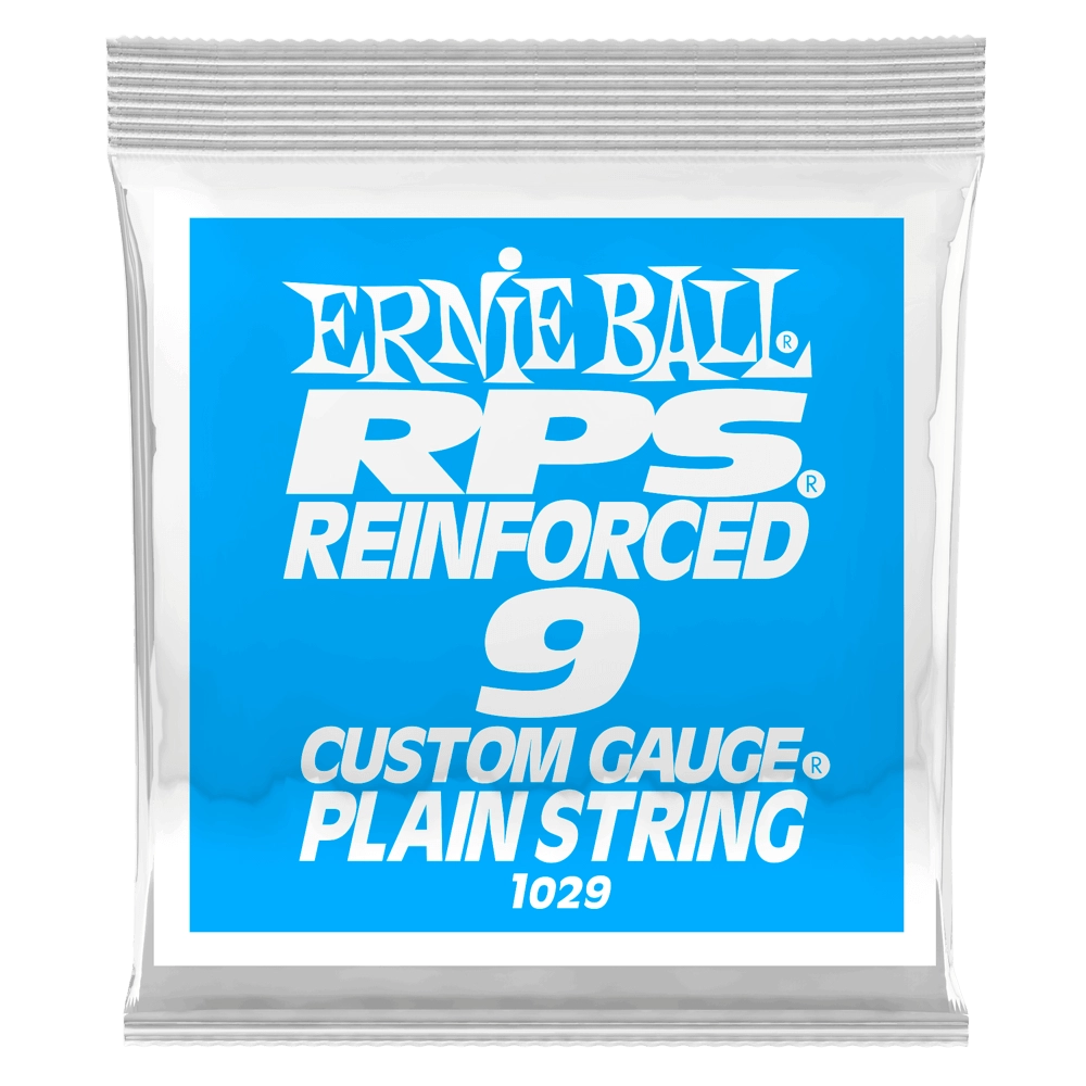 Single RPS Reinforced Plain Electric Guitar String - .009