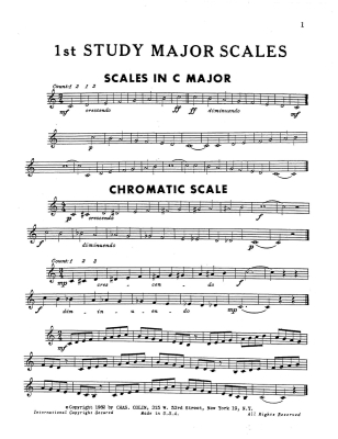 Method of Scales - Williams - Trumpet - Book