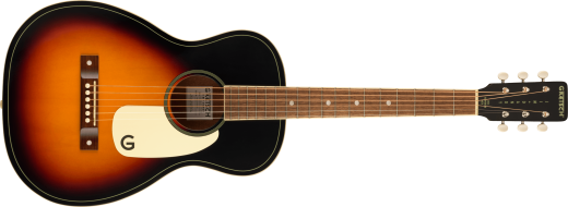 Gretsch Guitars - Guitare acoustique JimDandy Parlor (fini RexBurst, touche en noyer, plaque protectrice blanche)