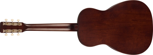 Jim Dandy Parlor Acoustic Guitar, Walnut Fingerboard and White Pickguard - Rex Burst