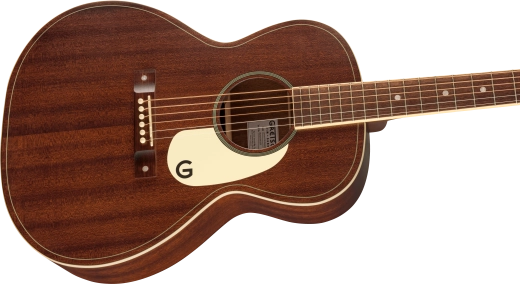 Jim Dandy Concert Acoustic Guitar, Walnut Fingerboard with Aged White Pickguard - Frontier Stain