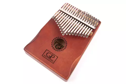 Large 17 Key Kalimba Satin Mahogany Finish