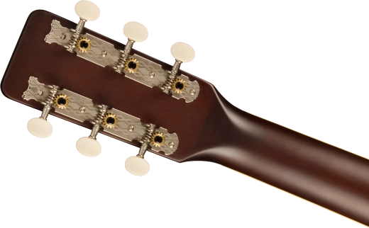 Jim Dandy Concert Acoustic Guitar, Walnut Fingerboard with White Pickguard - Rex Burst