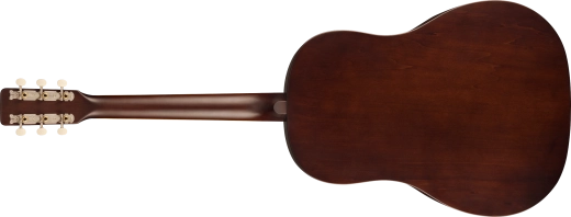 Jim Dandy Dreadnought Acoustic Guitar, Walnut Fingerboard with White Pickguard - Rex Burst