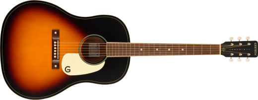Gretsch Guitars - Jim Dandy Dreadnought Acoustic Guitar, Walnut Fingerboard with White Pickguard - Rex Burst