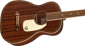 Jim Dandy Parlor Acoustic Guitar, Walnut Fingerboard and Aged White Pickguard - Frontier Stain