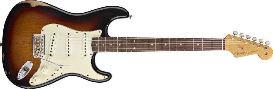 Fender Road Worn 60's Strat Rosewood Neck In Tone Sunburst Long   McQuade