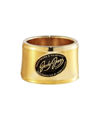 Jody Jazz - Power Ring Alto Saxophone Ligature with Cap - Gold