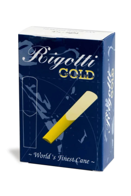 Rigotti - Gold Classic Bass Clarinet Reeds - 3, Medium, 10/Box