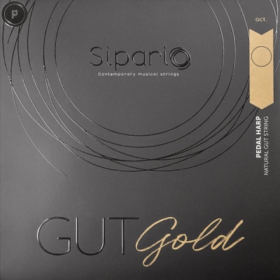 Gold Gut Pedal Harp String, 5th Octave E
