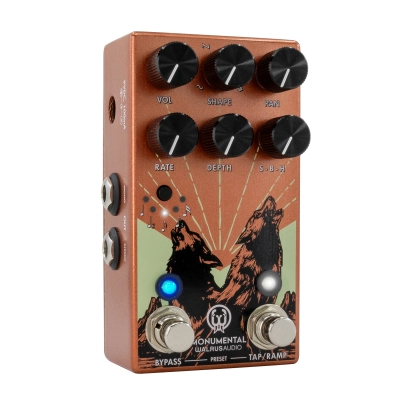 Monumental Stereo Harmonic Tap Tremolo - Orange