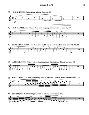 Daily Warm-ups and Routines - Ponza - Trumpet - Book