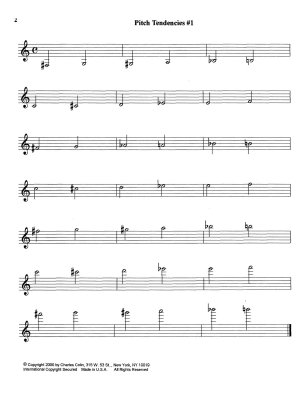 Pitch Tendency Exercises - Ponzo - Trumpet - Book