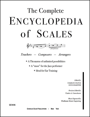 Charles Colin Publications - The Complete Encyclopedia of Scales - Colin/Schaeffer - Book