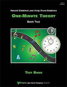 Kjos Music - One-Minute Theory, Book 2 - Test Bank