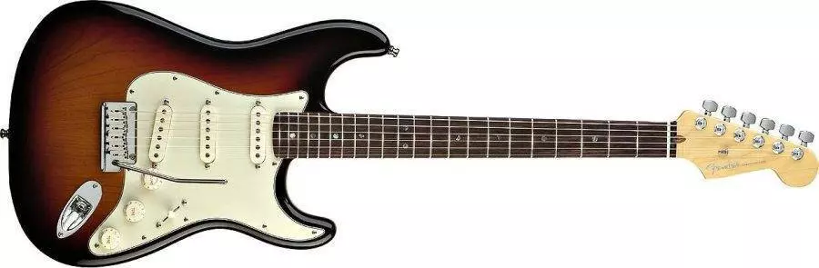 American Deluxe Stratocaster - Rosewood Neck in 3 Tone Sunburst