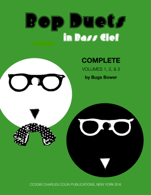 Charles Colin Publications - Bop Duets Complete, Volumes 1, 2, & 3 - Bower - Bass Clef Duets - Book