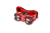 "Granite Percussion - Foot Tambourine - Red"