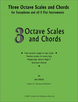 Charles Colin Publications - Gammes et accords (3 octaves) Allard Saxophone Livre