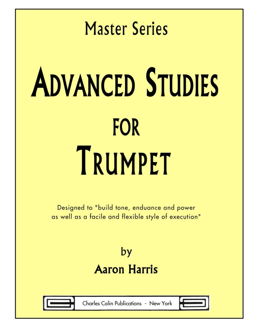 Advanced Studies - Harris - Trumpet - Book