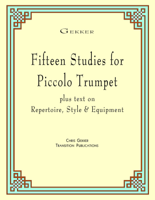 Charles Colin Publications - Quinze tudes pour trompette piccolo Gekker Trompette piccolo Livre
