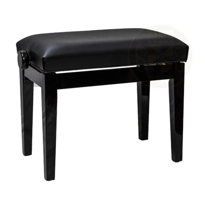 Bench World - Etude 4C Adjustable Piano Bench - Polished Ebony