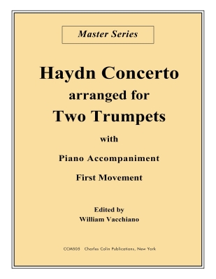 Charles Colin Publications - Concerto de Haydn, premier mouvement Haydn, Vacchiano 2trompettes et piano livre