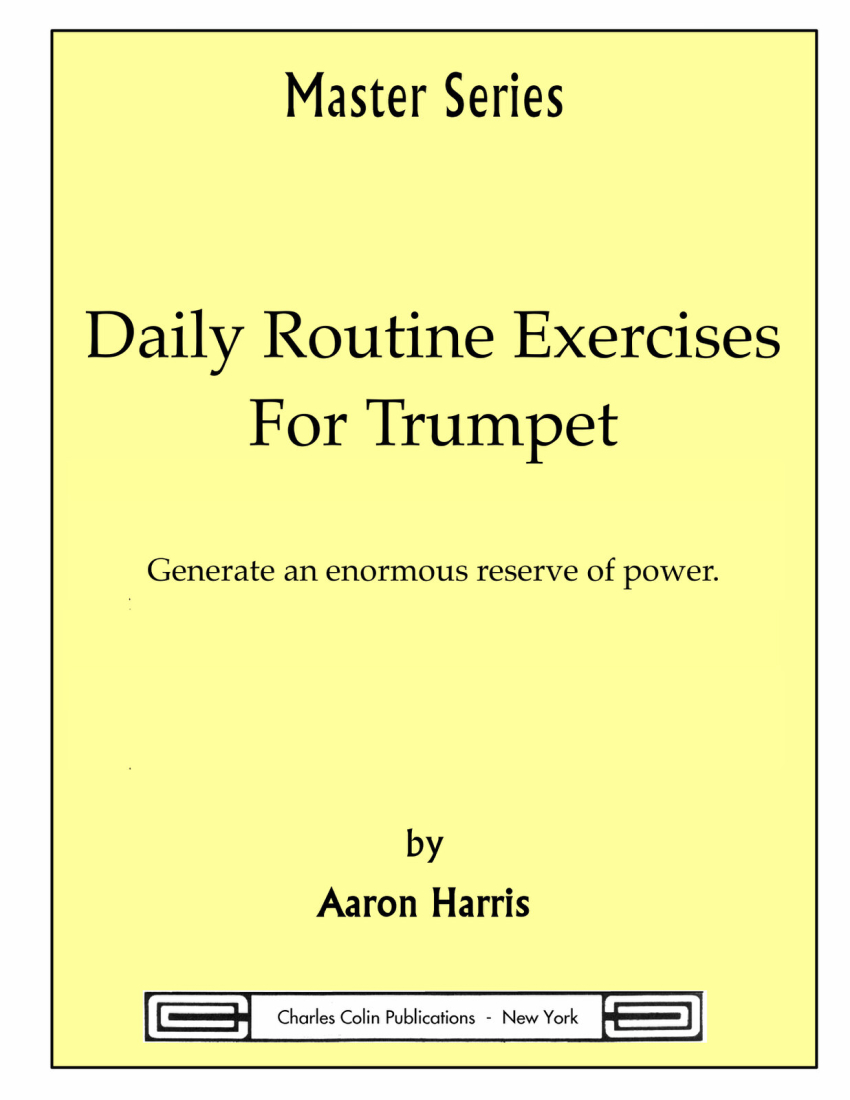Daily Routine Execises - Harris - Trumpet - Book