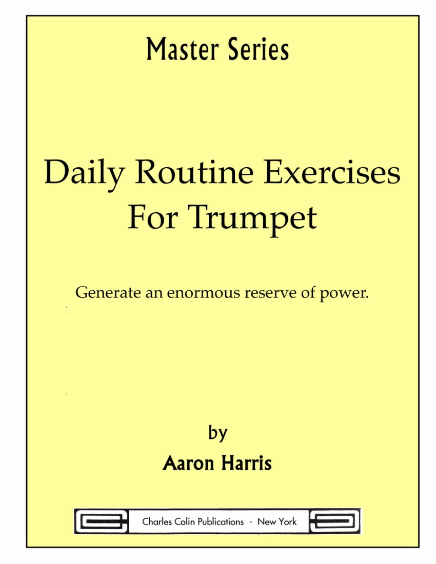 Daily Routine Execises - Harris - Trumpet - Book